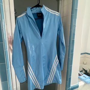 Ivy park blue latex dress